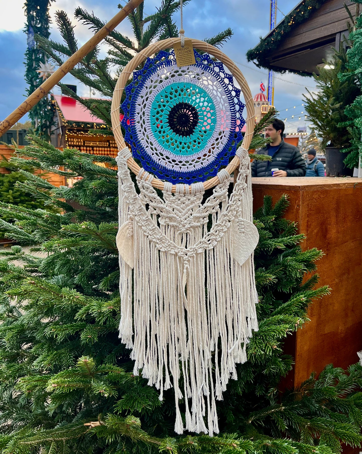 Macramè Evil Eye Dreamcatcher