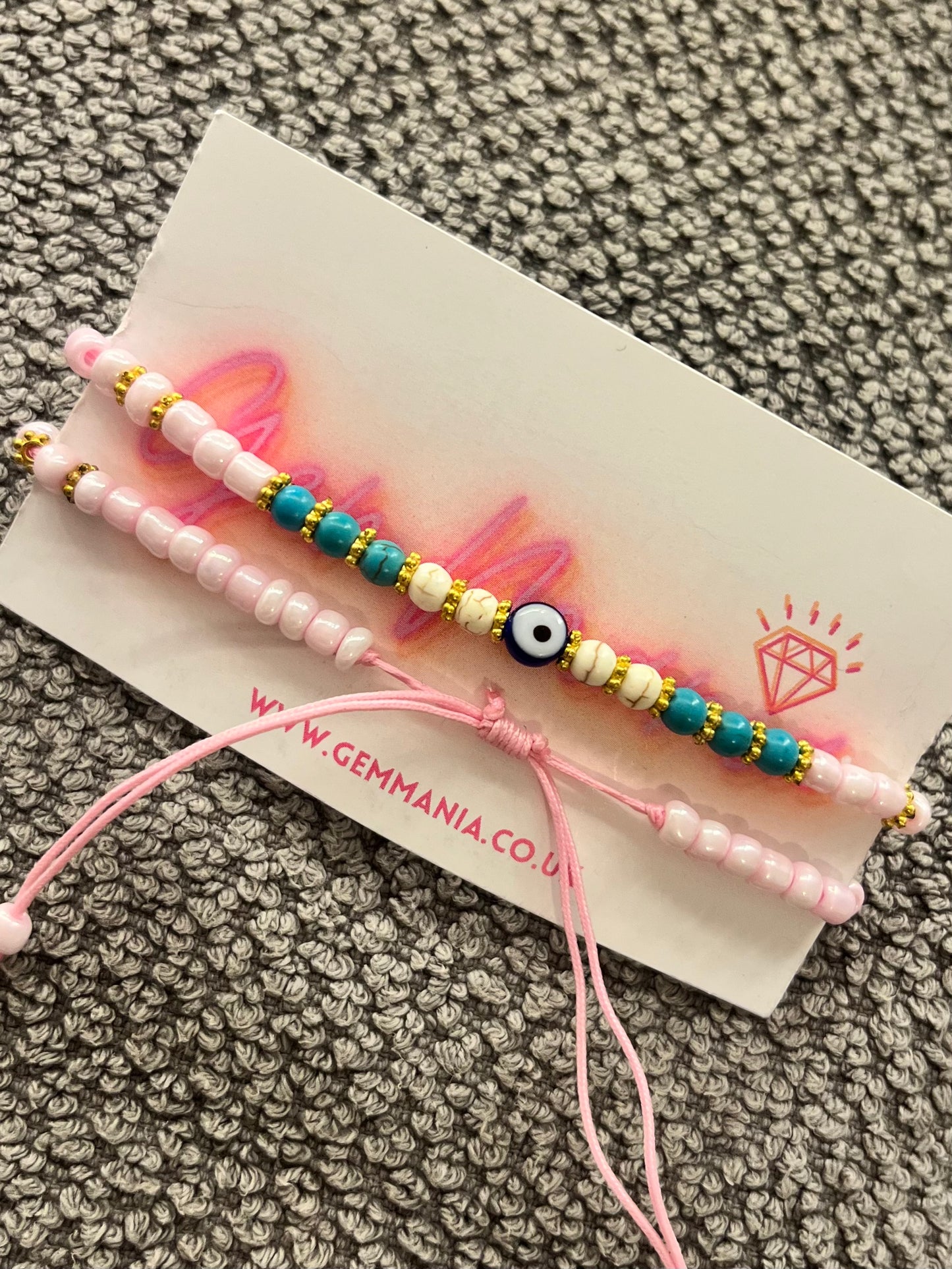 Beaded Evil Eye Bracelet